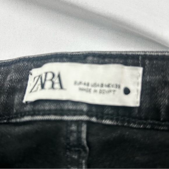 Zara Black Skinny Jeans Modern Silhouette size 8 - Picture 3 of 8